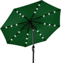 Best Choice Products 10ft Solar Polyester LED Lighted Patio Umbrella w/Tilt by BestChoiceProducts