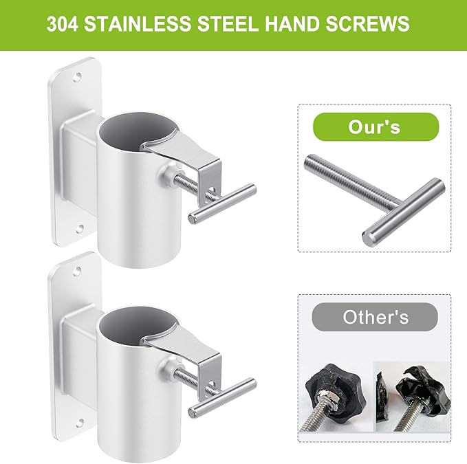 Heavy Duty Deck Railing Umbrella Holder, Patio Umbrella Stand - Image 4