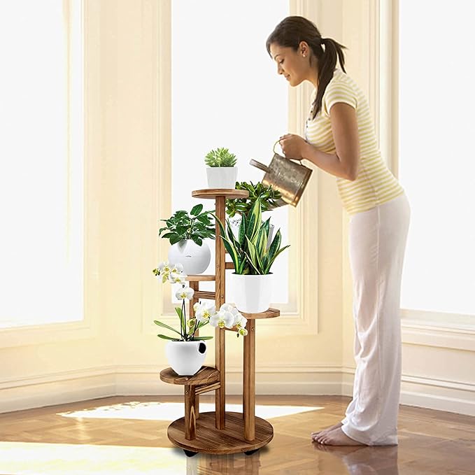 GEEBOBO 5 Tiered Tall Plant Stand - Image 2