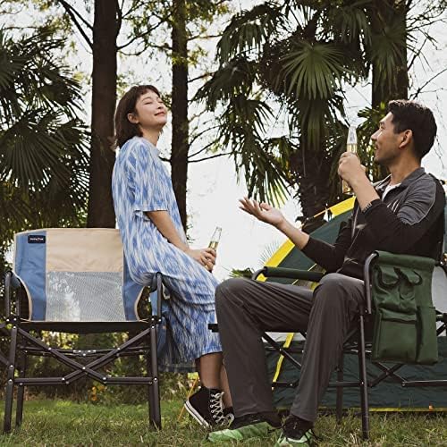 SUNNYFEEL Camping Directors Chair, Heavy Duty, Oversized Portable Folding Chair - Image 2