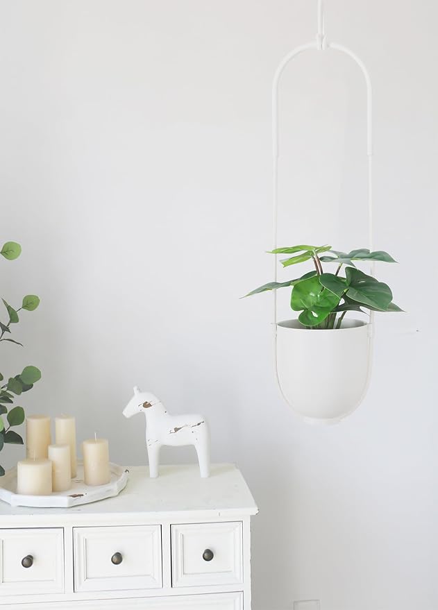 Boho Hanging Planter for Indoor Outdoor Plants Modern Wall and Ceiling Hanging - Image 3