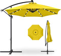 Best Choice Products 10ft Solar LED Offset Cantilever Hanging Market Patio by BestChoiceProducts