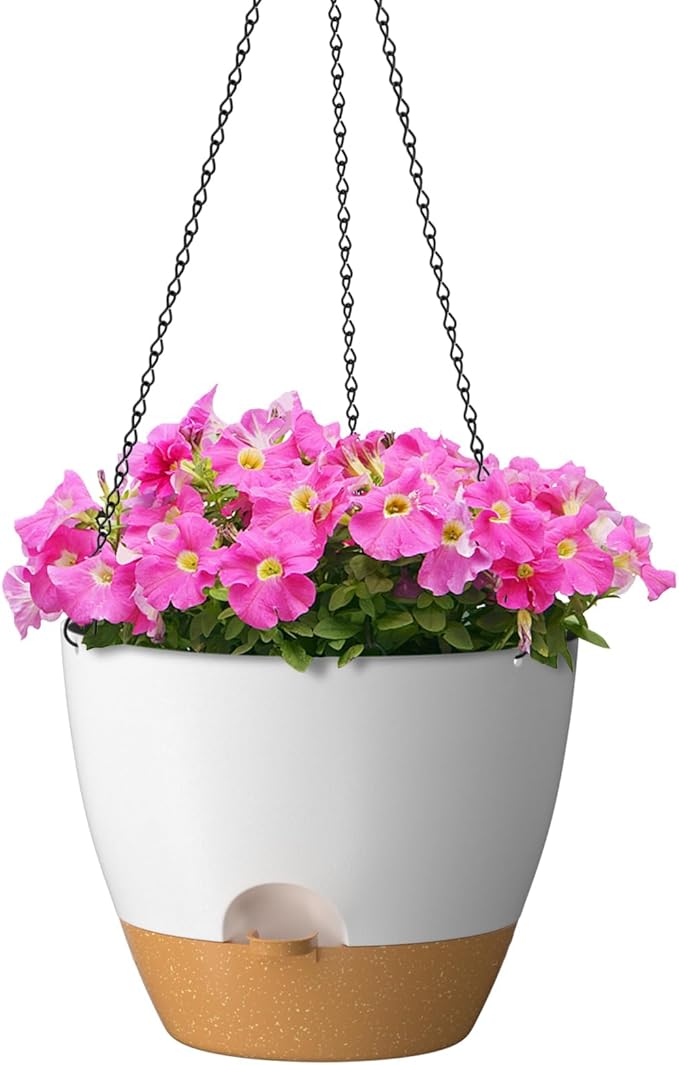 ZMTECH 12 Inch Hanging Planters by HighQualityGardeningTools