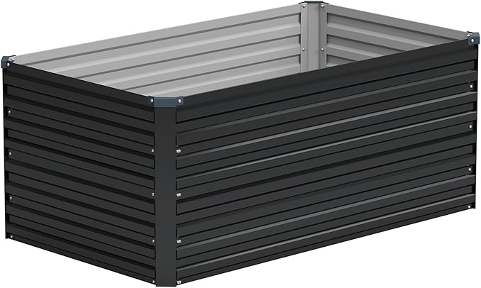 Vengarus 4x2x2FT Galvanized Raised Garden Bed Kit, Outdoor Metal Planter Box - Image 7