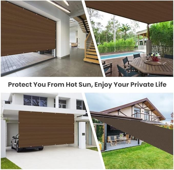 90% Shade Cloth Sun Shade Fabric Privacy Screen Shade Cover - Image 8