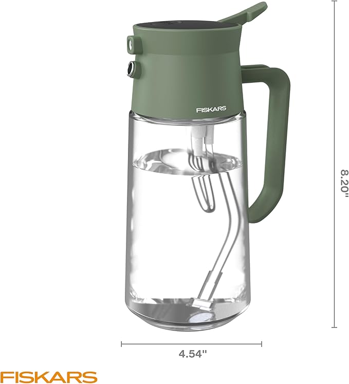 Fiskars 2-in-1 Mist & Pour Watering Carafe, Glass Plant Mister - Image 9