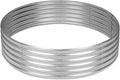 OUSHENG 4x4x1ft Round Galvanized Raised Garden Beds Outdoor, Steel Fire Pit by OUSHENG
