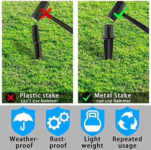 Metal Stakes Solar Lights Replacement Spike - Image 3
