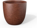 Kante 14 Inch Dia Round Concrete Planter, Indoor Outdoor Large Plant Pot by Kante