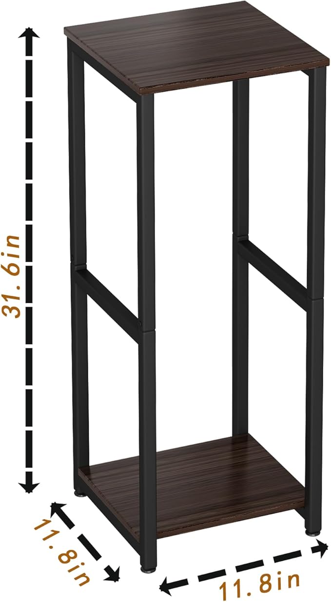 Plant Stand Indoor Corner Tall 2 Tier Metal Modern Flower Storage Plant Shelf - Image 6