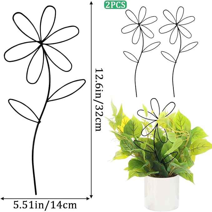 2 Pcs Indoor Plant Trellis, Mini Garden Trellis - Image 2
