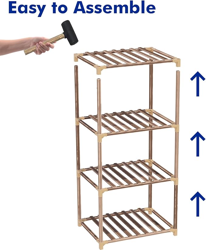 New England 4-Tier Wooden Plant Stand - Image 4