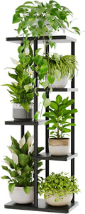Bamworld Plant Stand Indoor, Corner 5 Tier Metal Plant Shelf by Bamworld