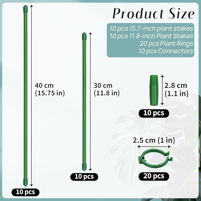 Plant Stakes, Garden Stake Pole - Image 2