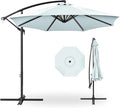 Best Choice Products 10ft Offset Cantilever Hanging Market Patio Umbrella by BestChoiceProducts
