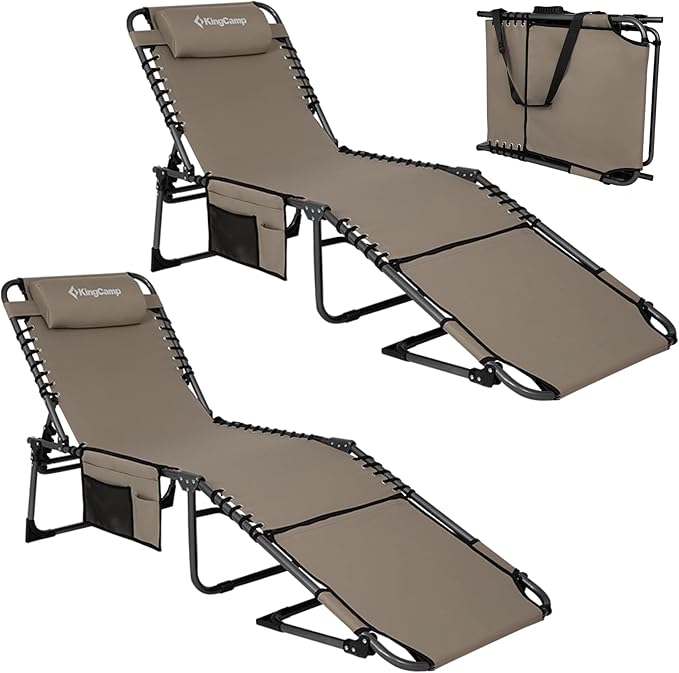 KingCamp 2 Pack Tanning Chair by KingCamp