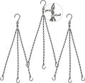 Heybe Swivel Hanging Basket Chains 23 Inches 3 Leads Hanging Chains Flower Pot by Heybe