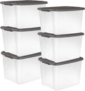 Sterilite 6-Pack ShelfTote, 50 Quart, and Office by Sterilite