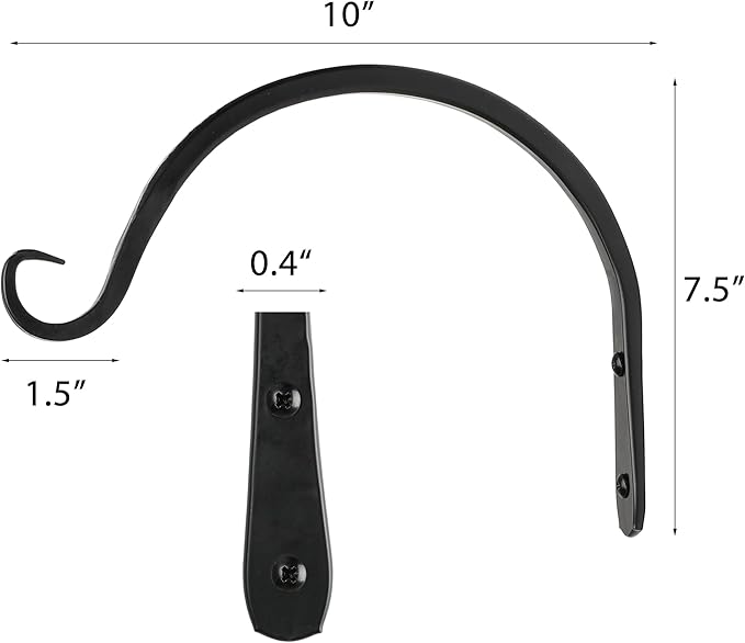 Worth Garden 6-Pack 10" Plant Hanger Bracket - Image 6