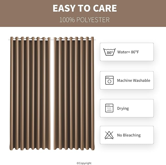Waterproof Outdoor Curtain W105 x L95 - Image 7