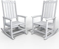 Oversized Rocking Chair Set of 2, Outdoor Rocking Chair by THOEOE