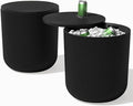 Veradek Kona Cooler Side Table – 2-in-1 Outdoor Patio Side Table w/Cooler | by VeradekOutdoor