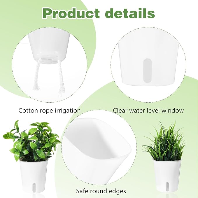 20 Pcs 3 Inch Self Watering Pots - Image 4