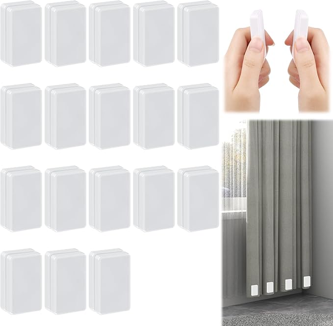 36pcs Outdoor Curtain Weights, Plastic Wrapped Magnetic Drapery Weights by Phoncoo