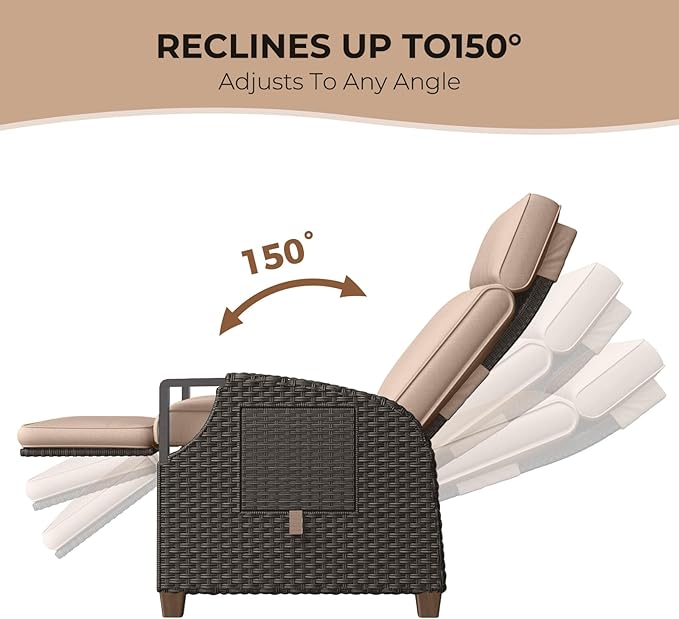 Grand patio Outdoor Recliner - Image 4