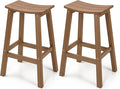 All-Weather Bar Stools Set of 2, Looks Like Real Wood, by Stoog