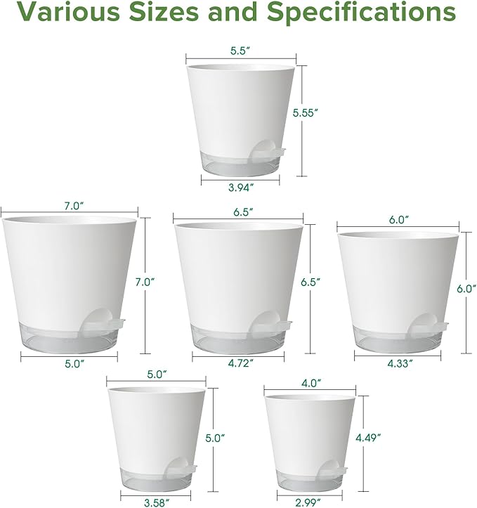GARDIFE 2026 Upgraded Self Watering Plant Pots - Image 2