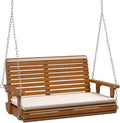 VINGLI Outdoor 4 FT Porch Swing, Heavy Duty 880 LBS Wooden Patio Swings by VINGLI