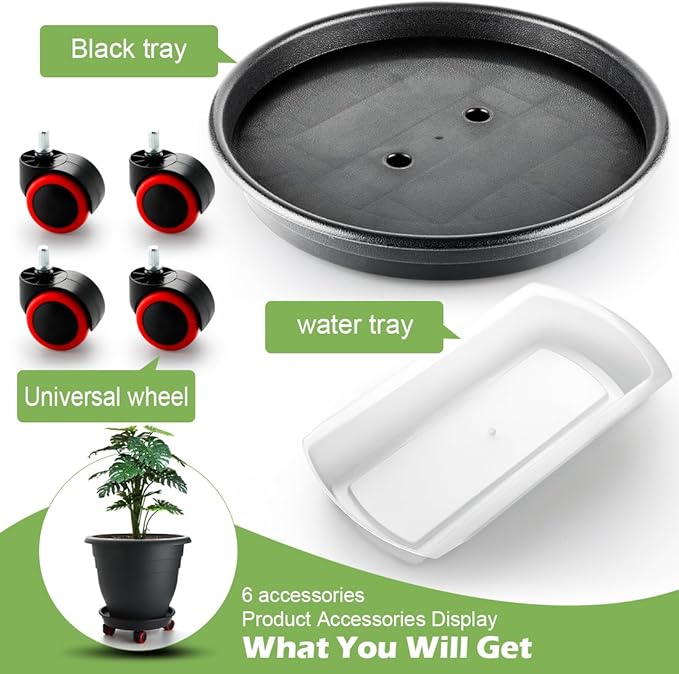 3-Pack Jumbo 15.7 Inch Planters - Image 8