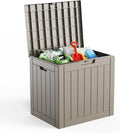 EasyUp 33Gal Outdoor Deck Box, Lager Patio Storage Box Indoor and Outdoor Use by EASYUP