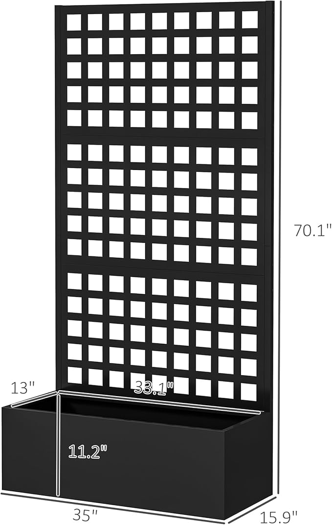 Outsunny Galvanized Raised Garden Bed - Image 7