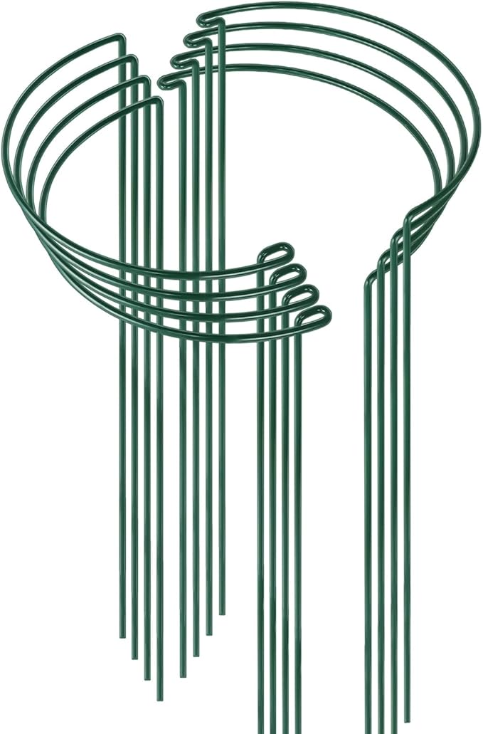 HiGift 8 Pack 24 Inch Plant Support Stakes, Flower Indoor Outdoor by HiGift