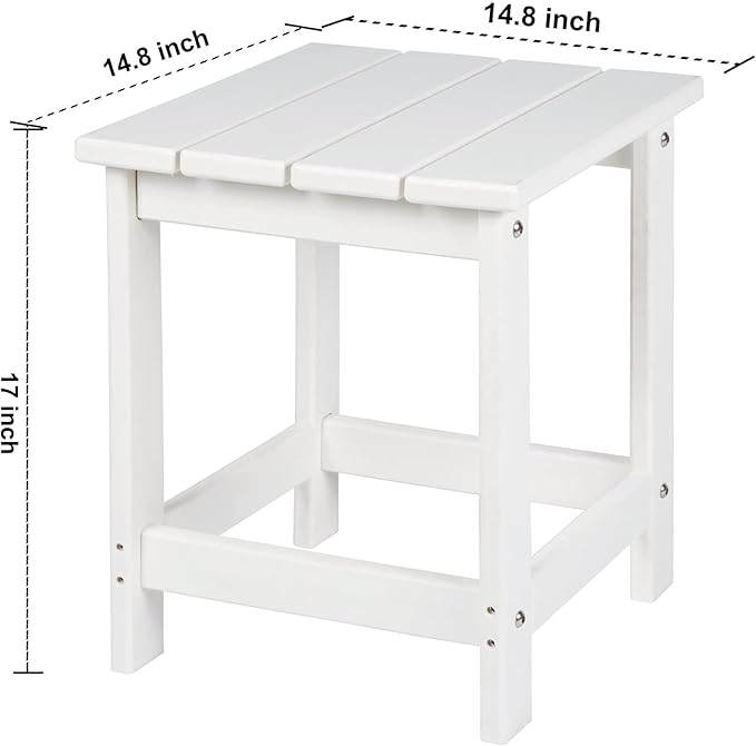 LZRS Adirondack Square Outdoor Side Table - Image 3