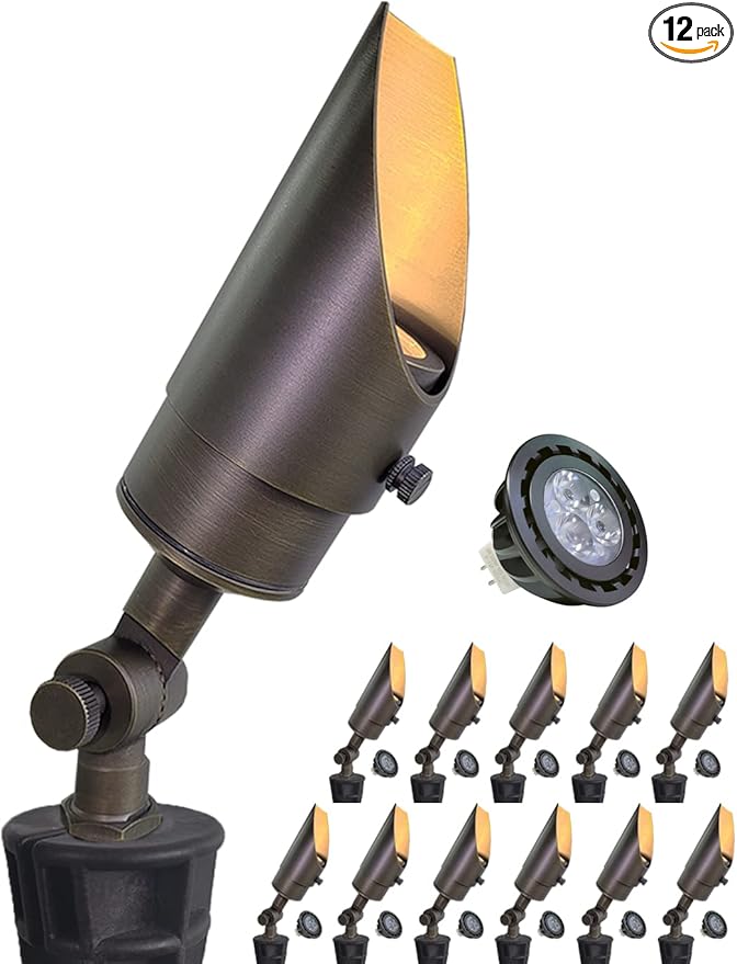 MALORY Brass Landscape Spotlight 12-Pack by MALORY