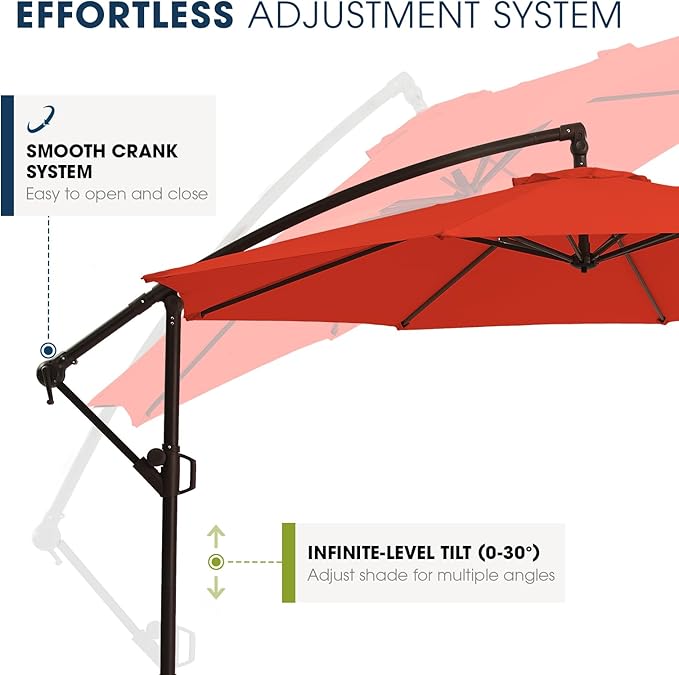 wikiwiki 10ft Patio Umbrella - Image 5