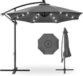 Best Choice Products 10ft Solar LED Offset Cantilever Hanging Market Patio by BestChoiceProducts