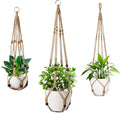 3 Pack Macrame Plant Hanger, Hanging Plant Holder, Boho Home Decor Hanging by Unknown