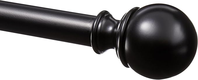 Amazon Basics Sturdy Adjustable Curtain Rod by AmazonBasics