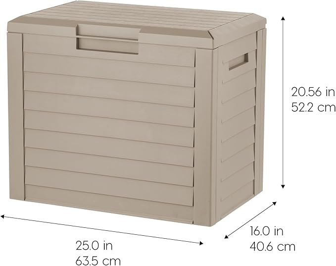 IRIS USA 35-Gallon Outdoor Deck Delivery Storage Box, Lockable & UV-Protected - Image 3