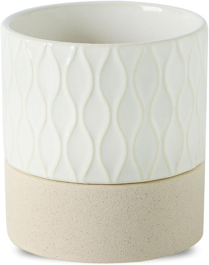 Nihow Self Watering Plant Pot: 4.5 Inch Ceramic Planter by Nihow