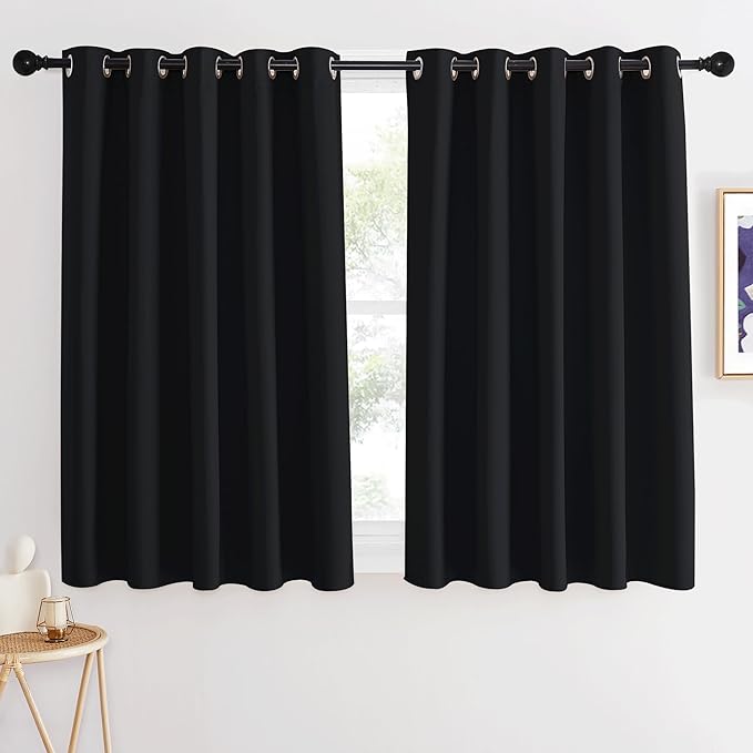 NICETOWN Bedroom Black Out Curtain 54 inches Long by NICETOWN