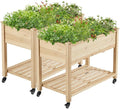 Yaheetech 42x23x33in Wooden Raised Garden Bed by Yaheetech