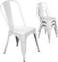Nazhura Metal Dining Chair Farmhouse Tolix Style by NazhuraGoodCompanionAtHome