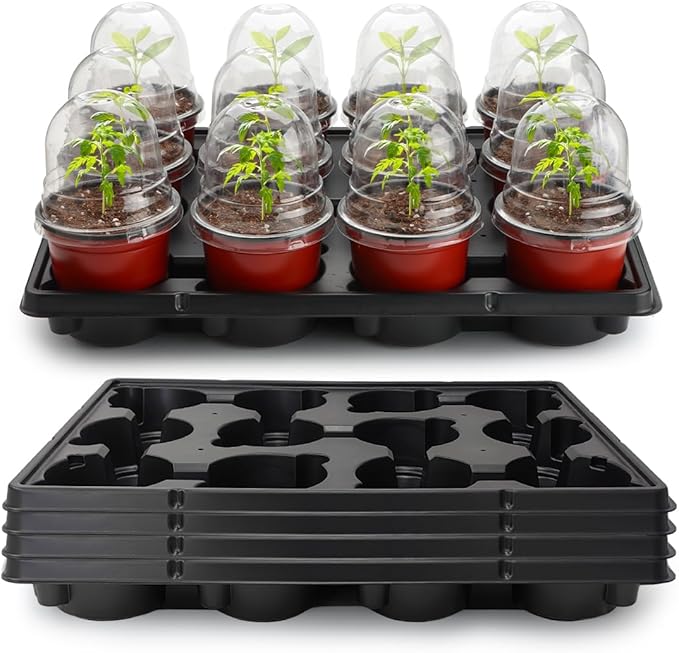 4 Inch 60 Pack Nursery Pots by RooTrimmer