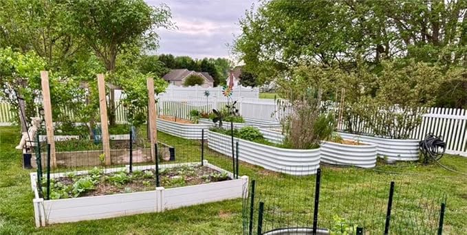 A ANLEOLIFE Set of 14, 18 Inch Tall Raised Garden Beds Kit, Heart-Shaped - Image 6