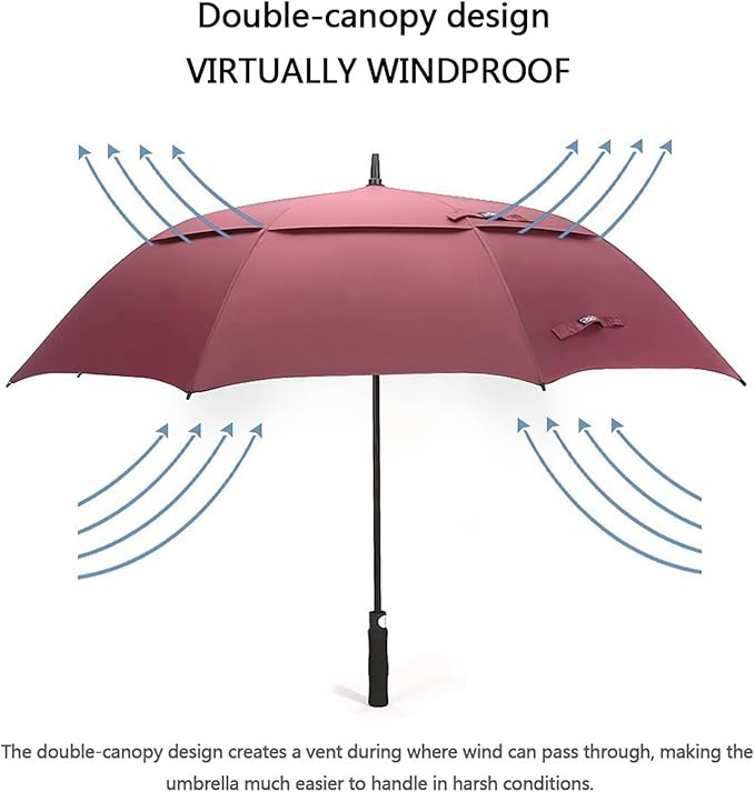 G4Free 47/54/62/68/72 Inch Automatic Open Golf Umbrella Oversize Extra Large - Image 4